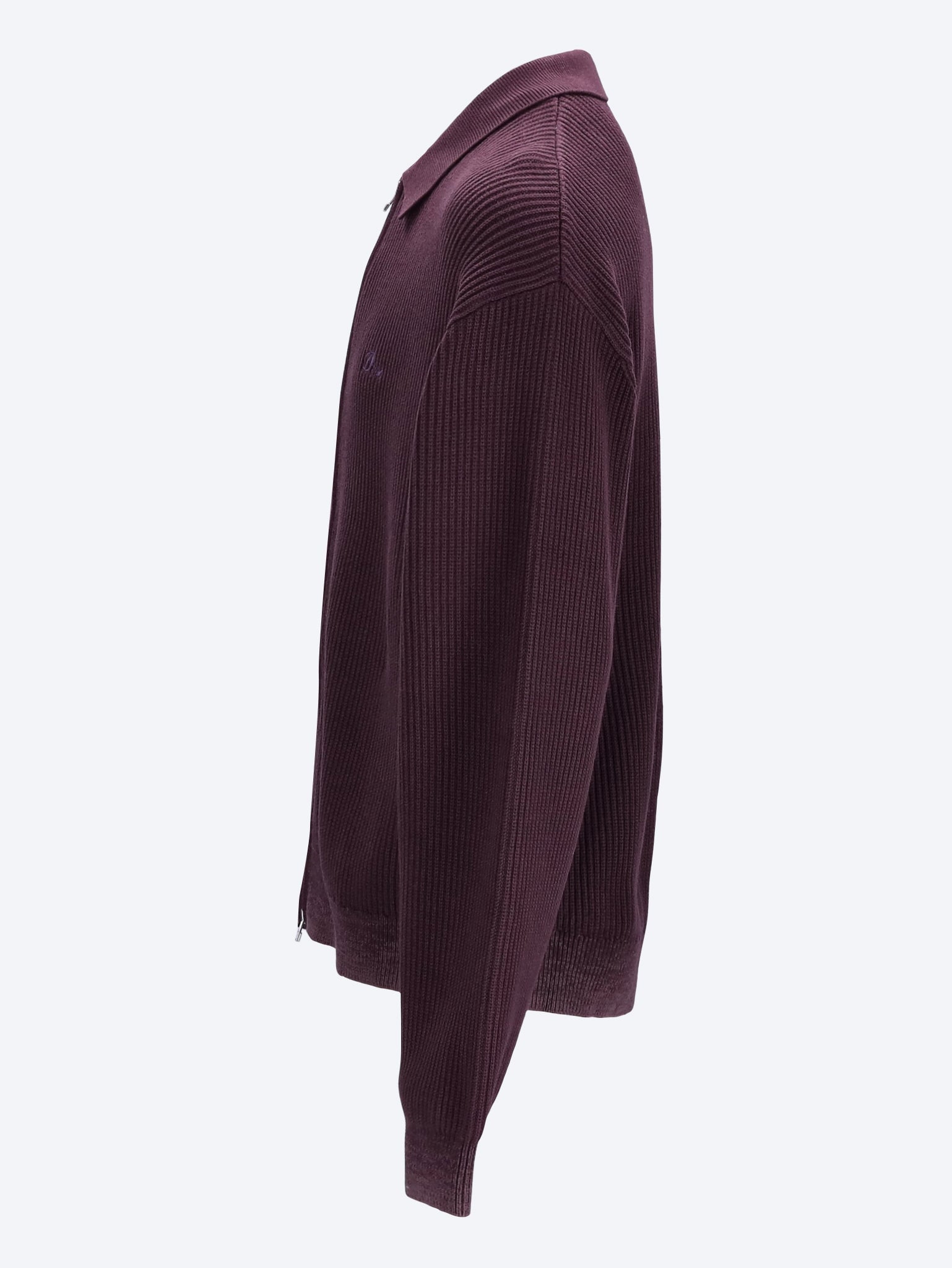 Double zip knit jacket 2