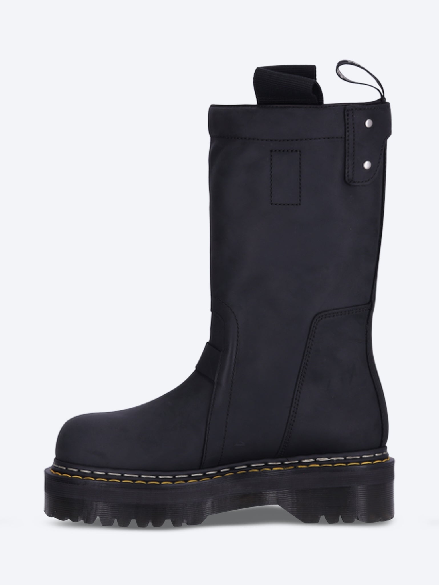 Dr martens x rick owens leather quad sole pull on boots 4