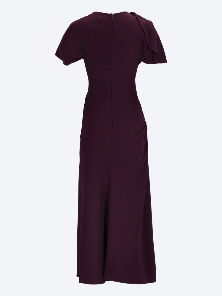 Draped cap sleeve dress 2