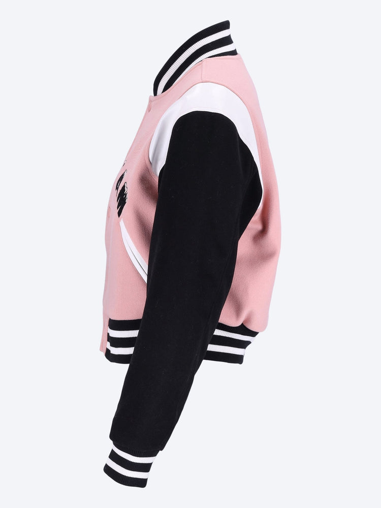Veste universitaire coupée dégoulinante 2
