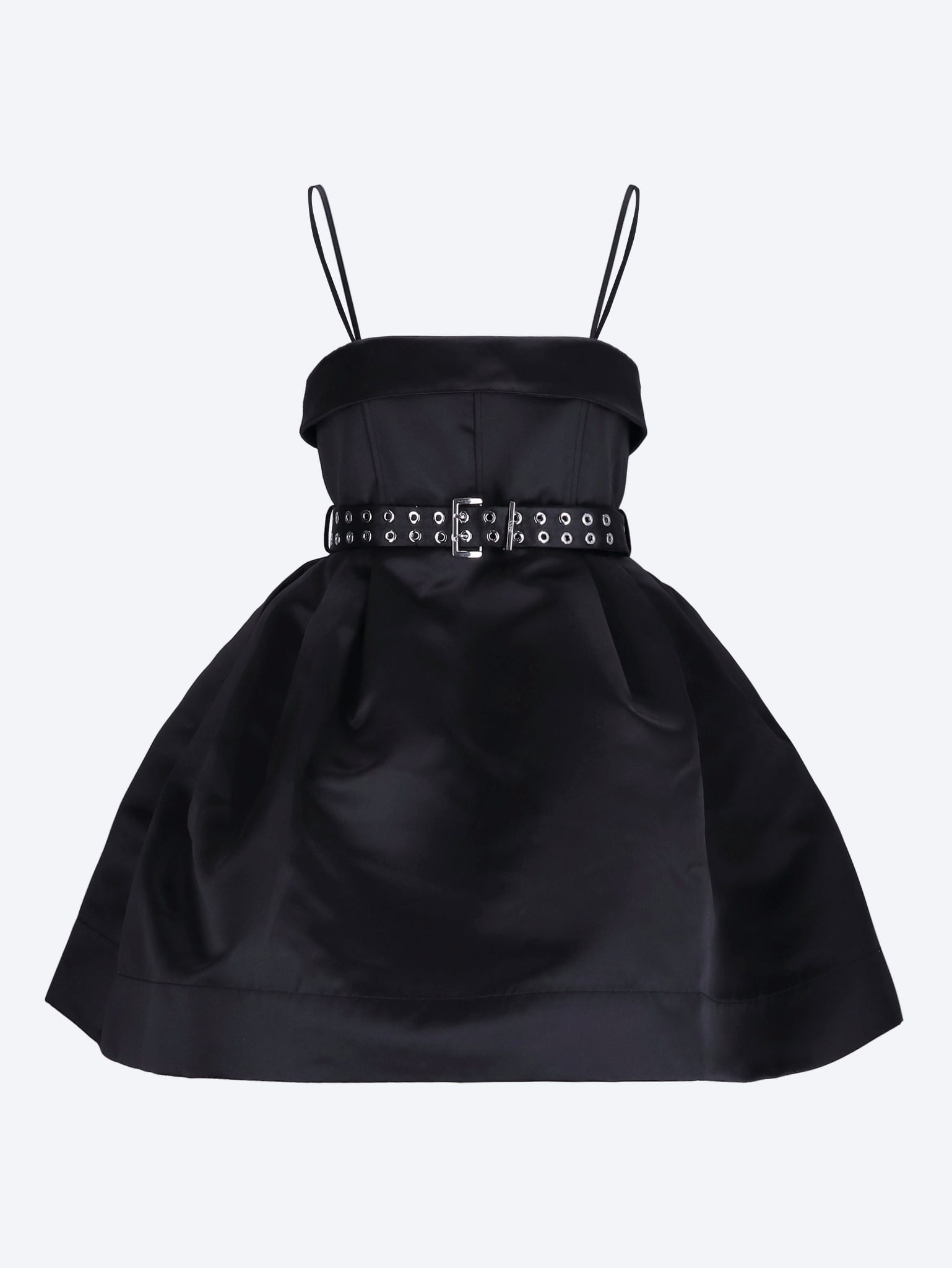 Duchesse satin bubble mini dress 1