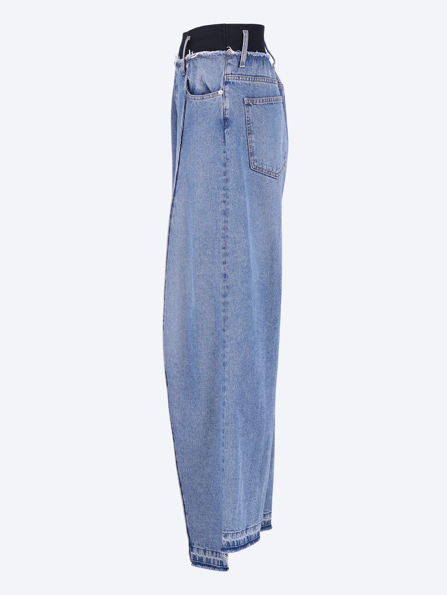 Elasticated waist knee jeans 2