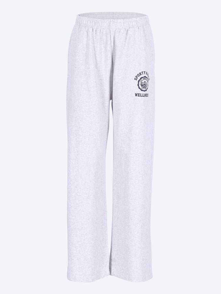 Emblem straight leg sweatpants 1