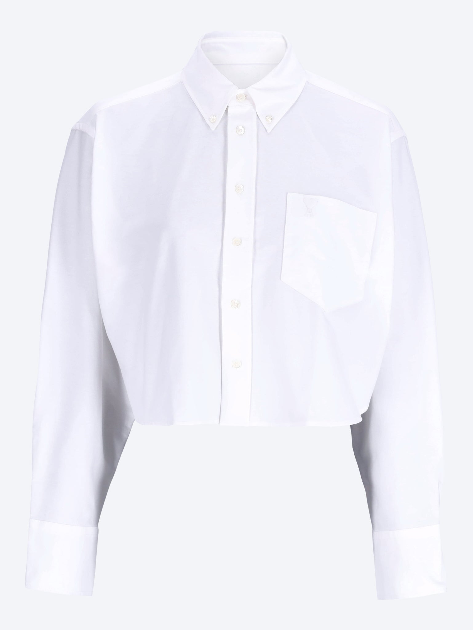 Embossed adc oversized cropped shirt 1