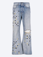 Embroidered flare jeans ref: