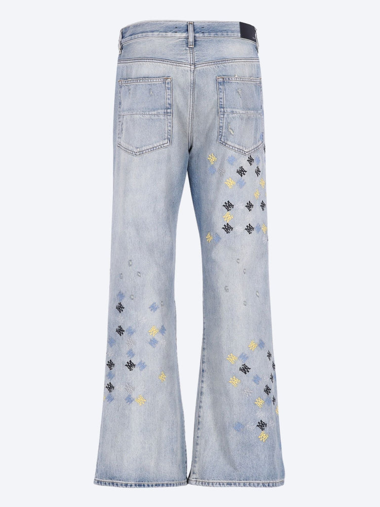 Embroidered flare jeans 3