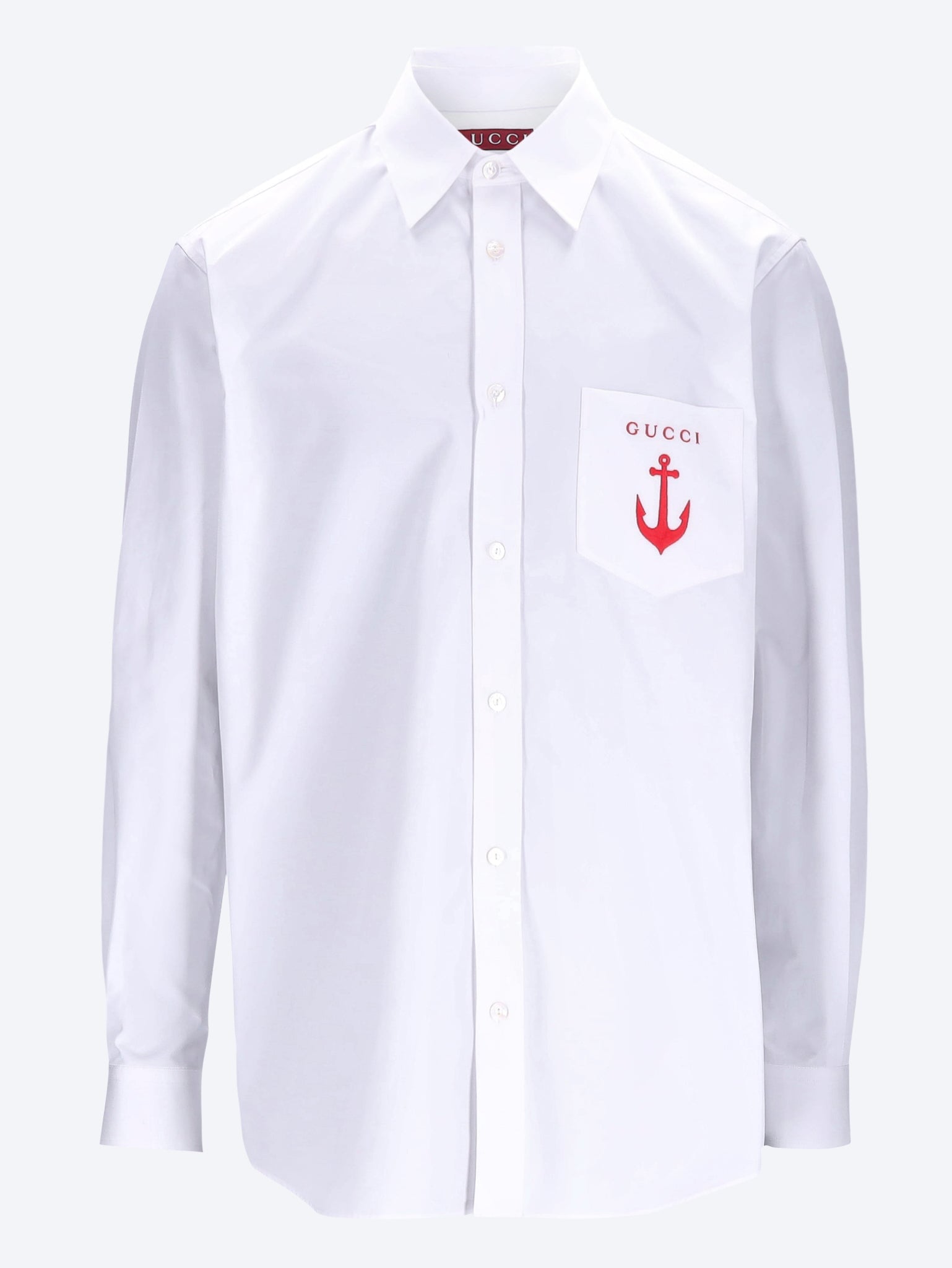 Embroidery cotton poplin shirt 1