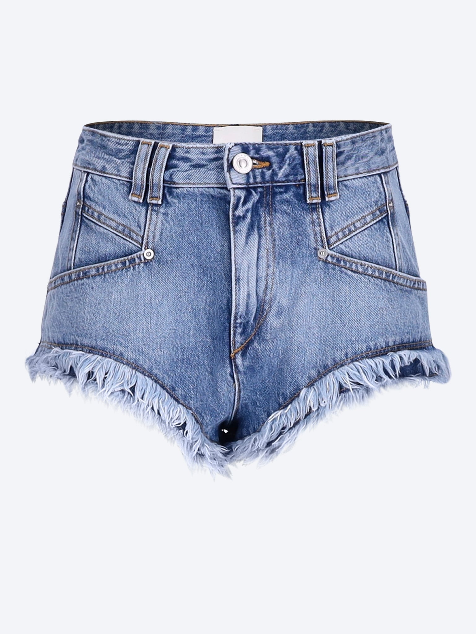 Eneidala denim mini shorts 1