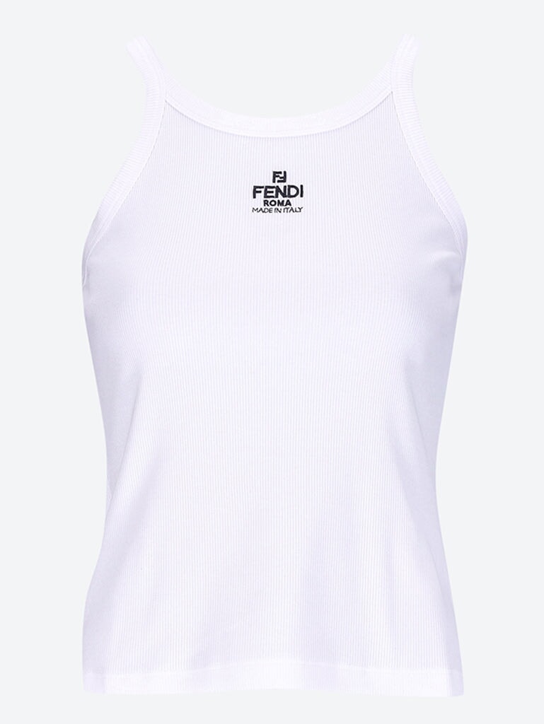 Fendi-Top aus gerippter Baumwolle 1