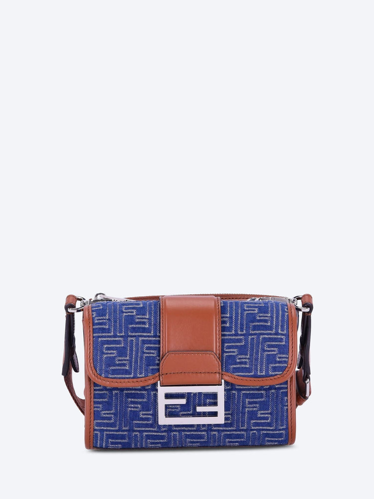 Ff denim double baguette bag 1