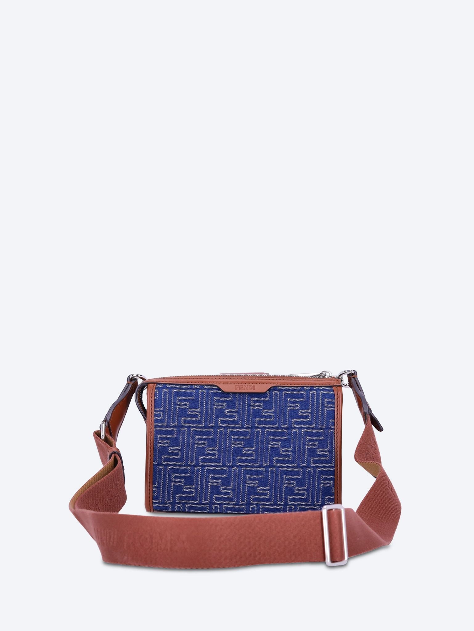 Ff denim double baguette bag 4