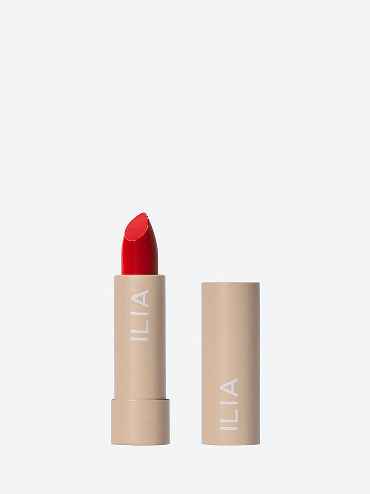 Flame fire red color block lipstick 1