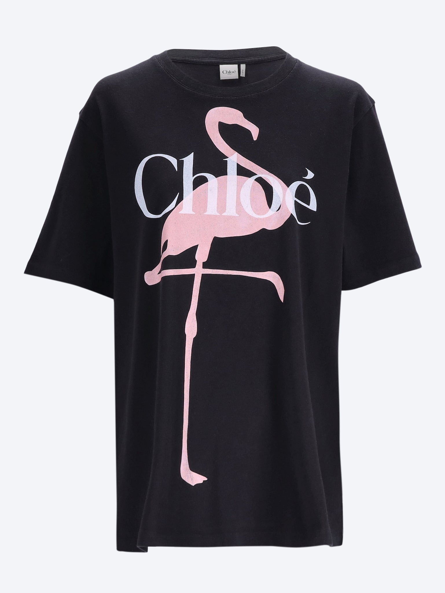 Flamingo print short sleeve t-shirt 1