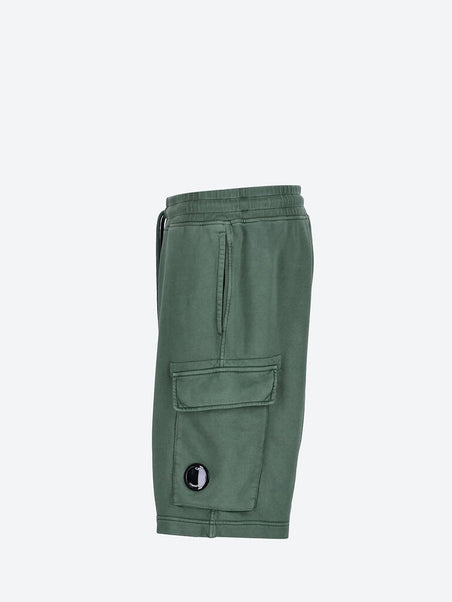 Fleece cargo shorts