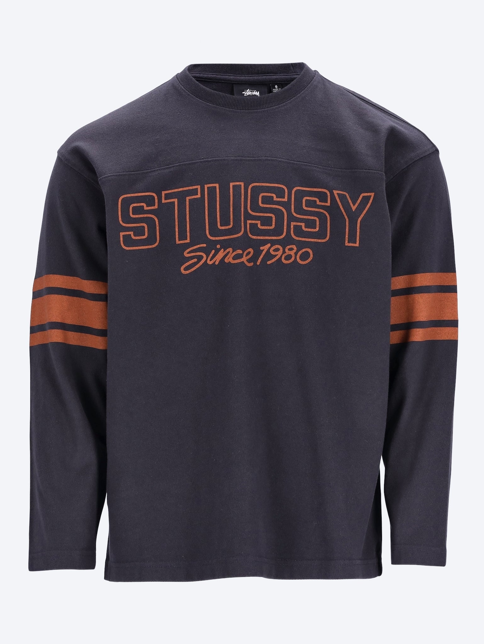STÜSSY MEN-CLOTHING CREWNECK SWEATERS Football crew sweater