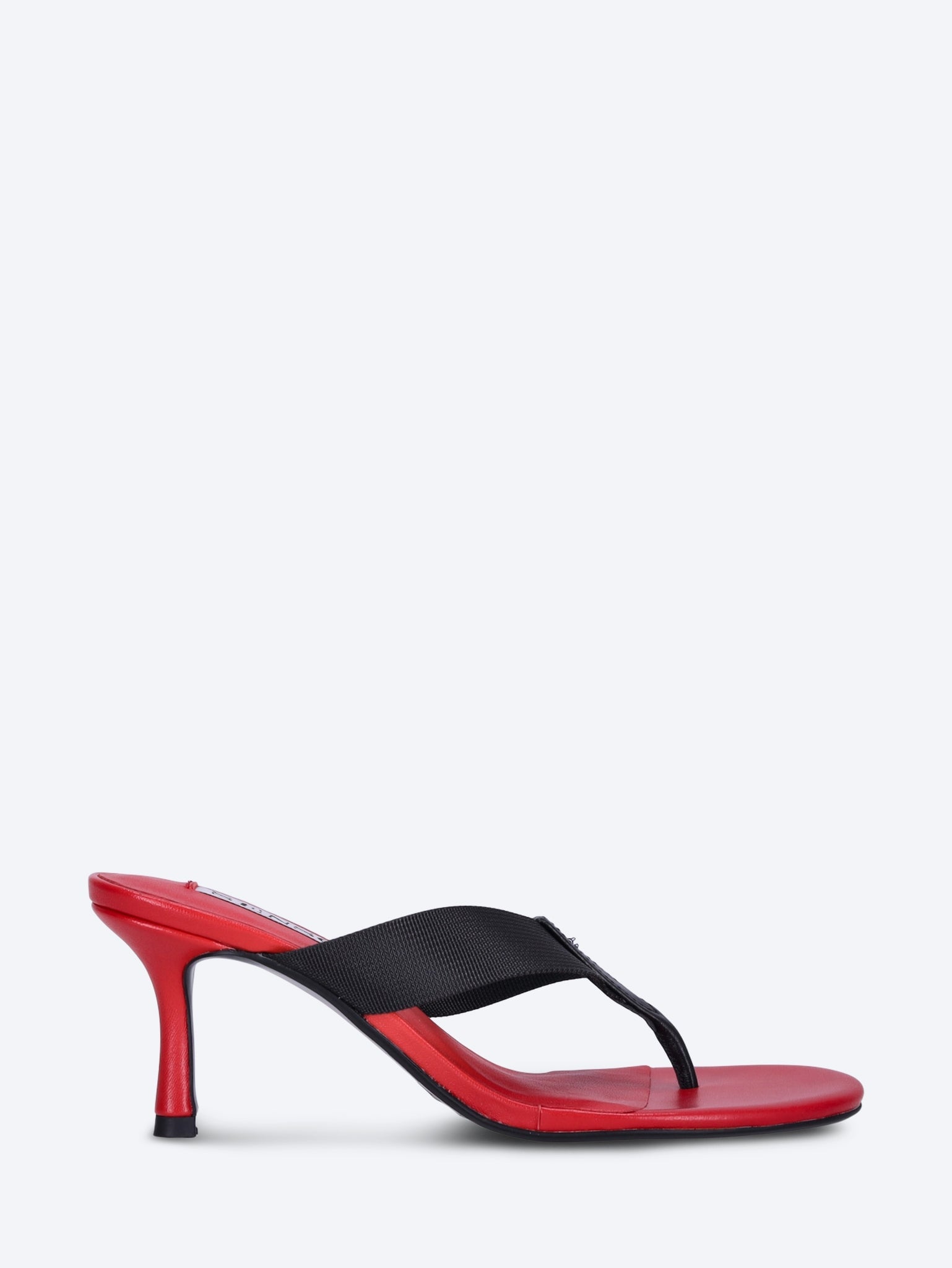 Frida leather heeled thong sandals 1