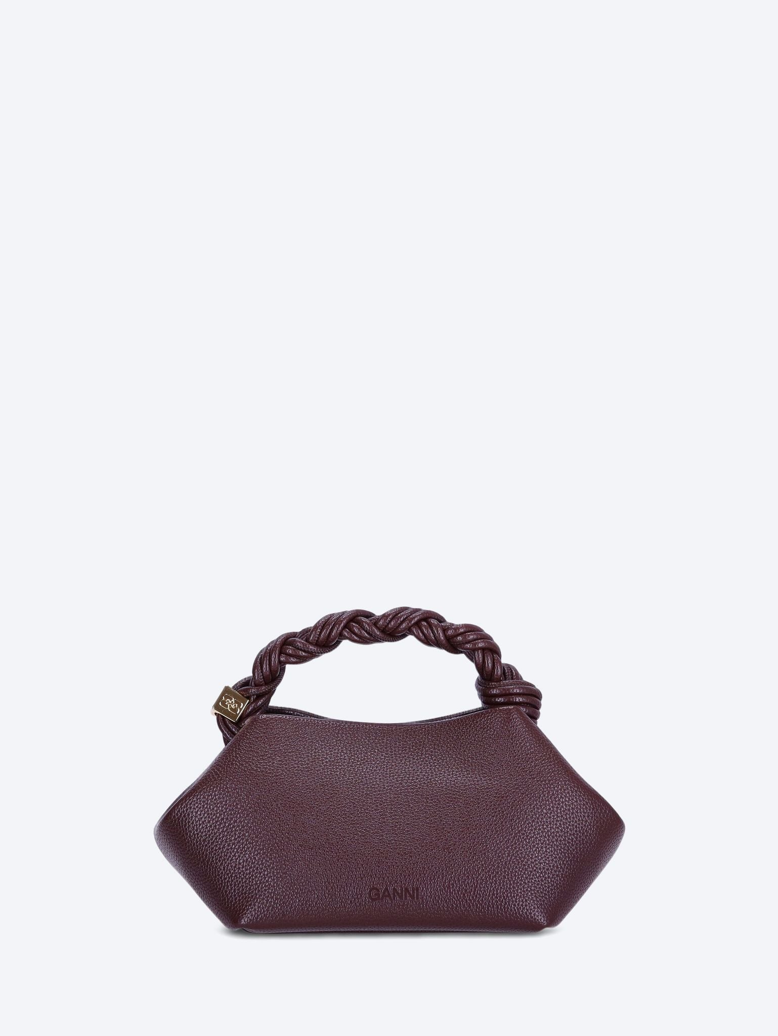 Ganni bou bag small grained handbag 4