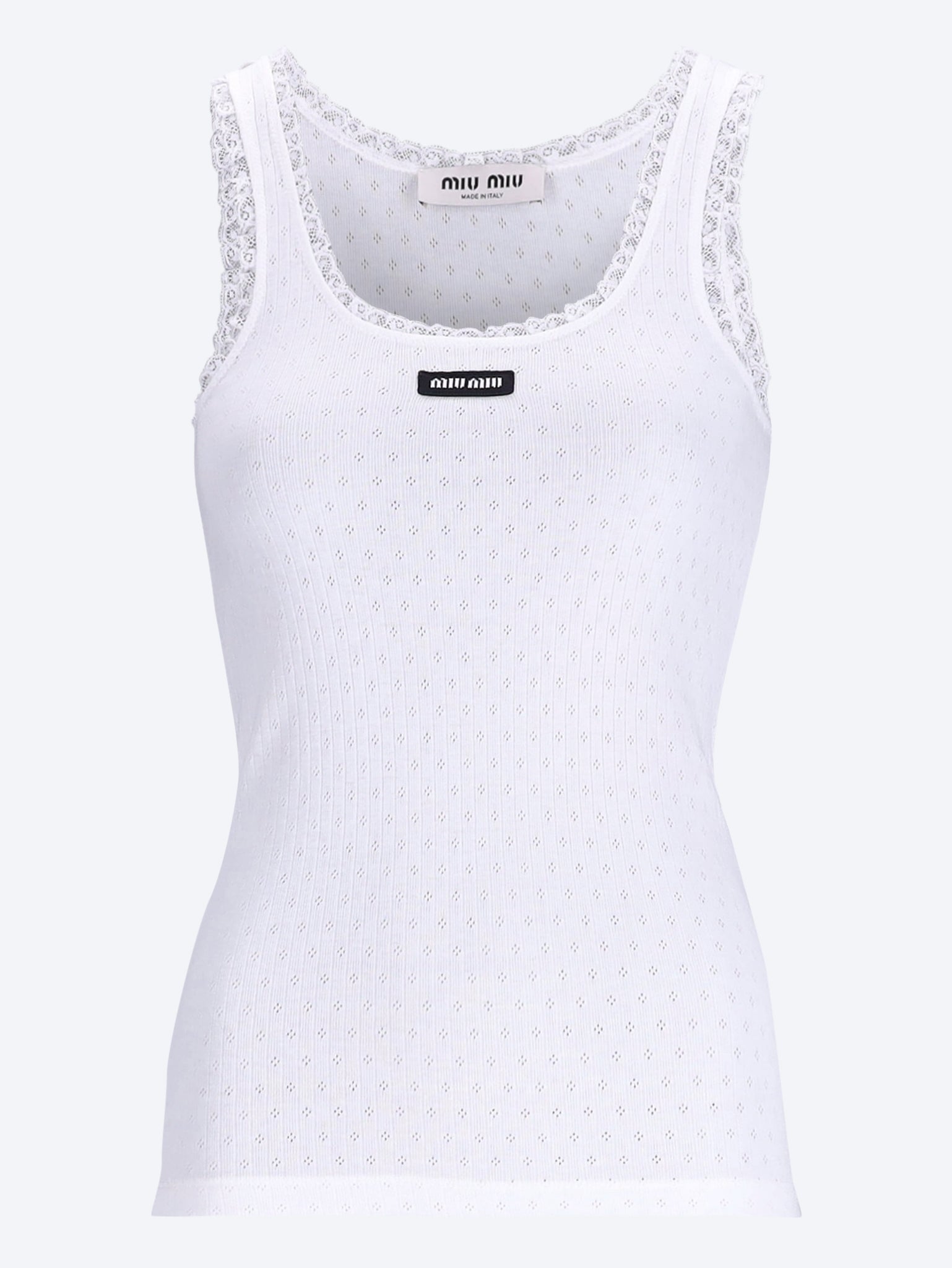 Garment-dyed cotton tank top 1