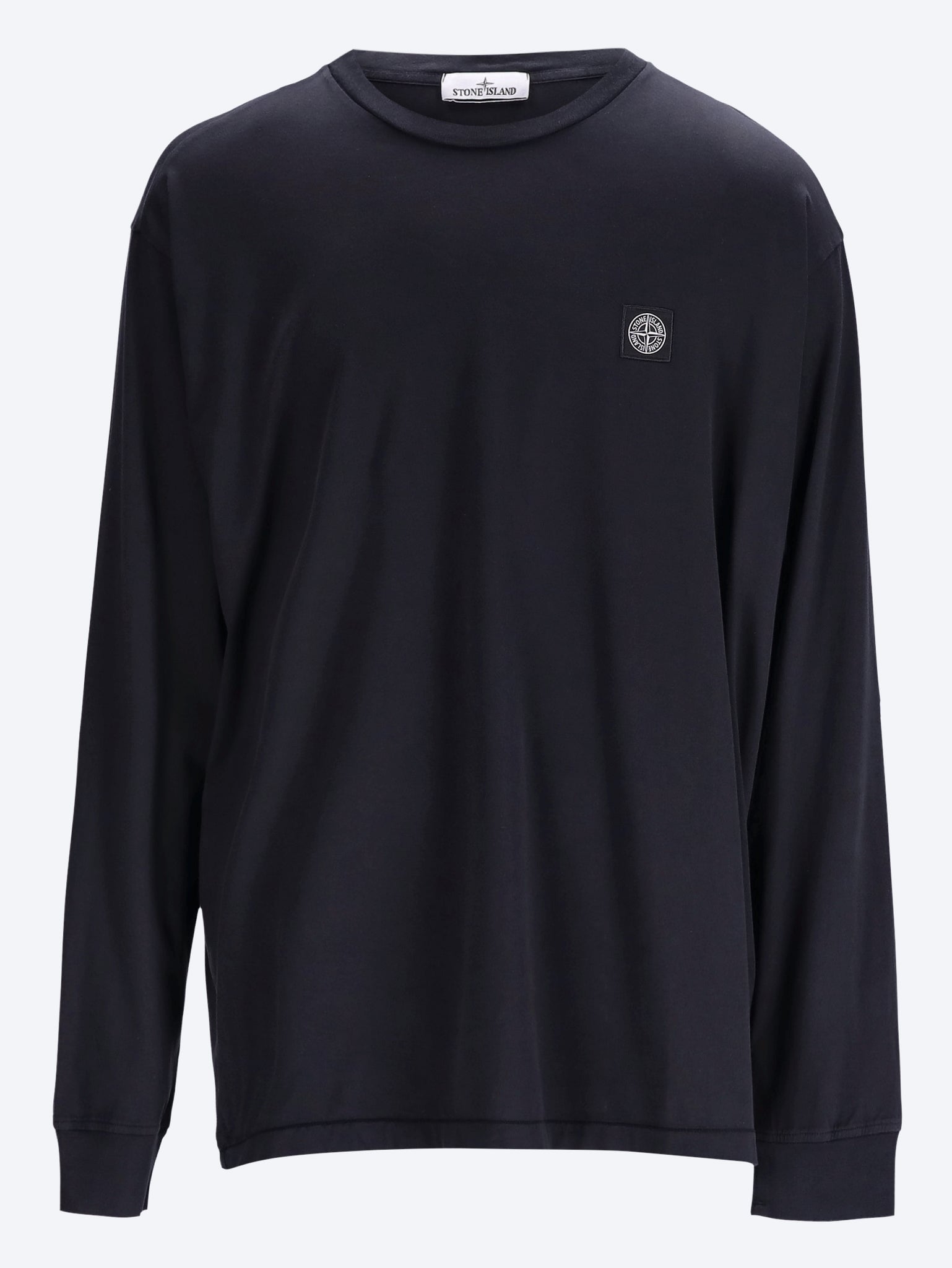 Stückgefärbtes Langarm-T-Shirt 1
