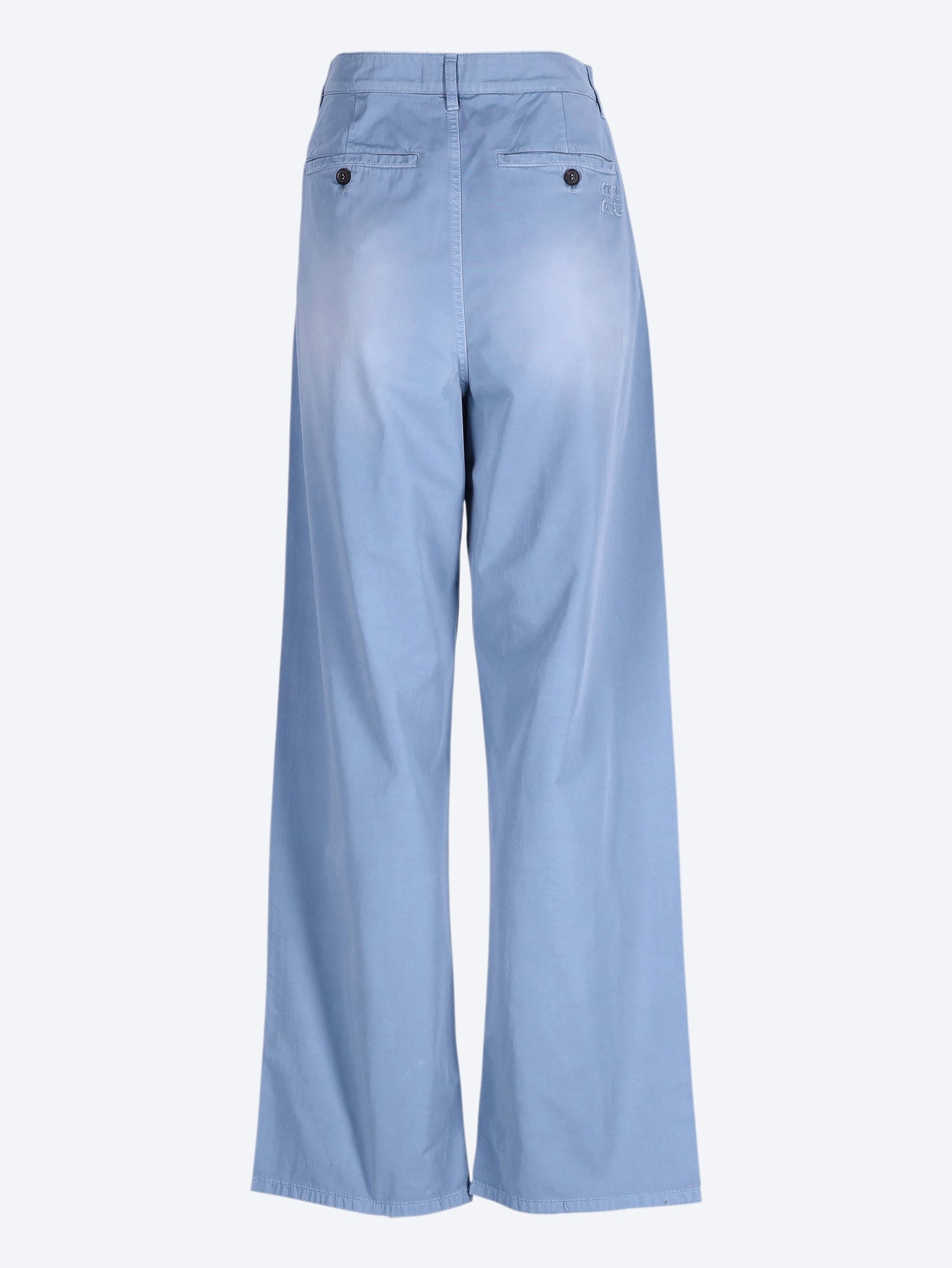 Garment-dyed twill pants 3
