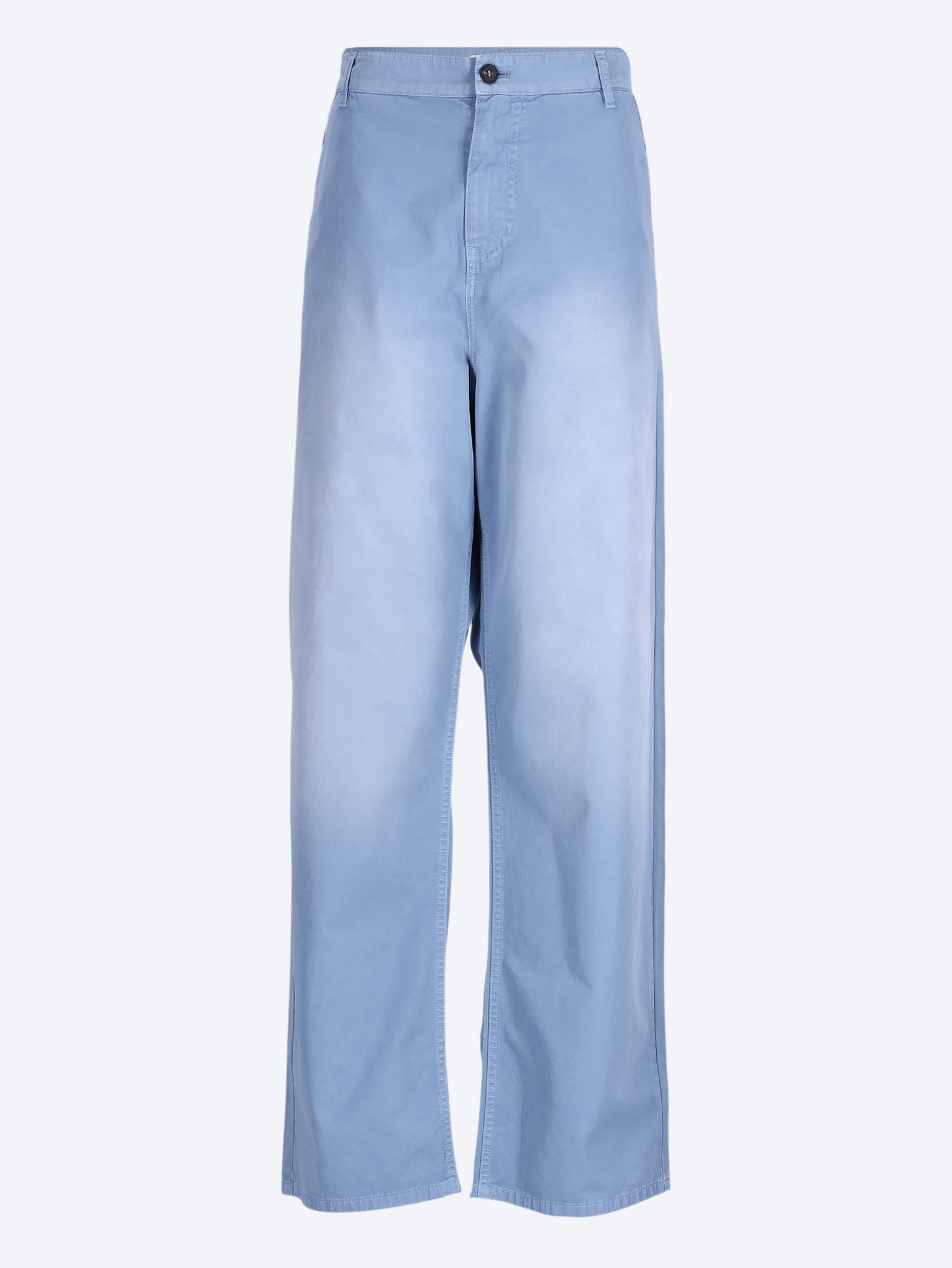 Garment-dyed twill pants 1
