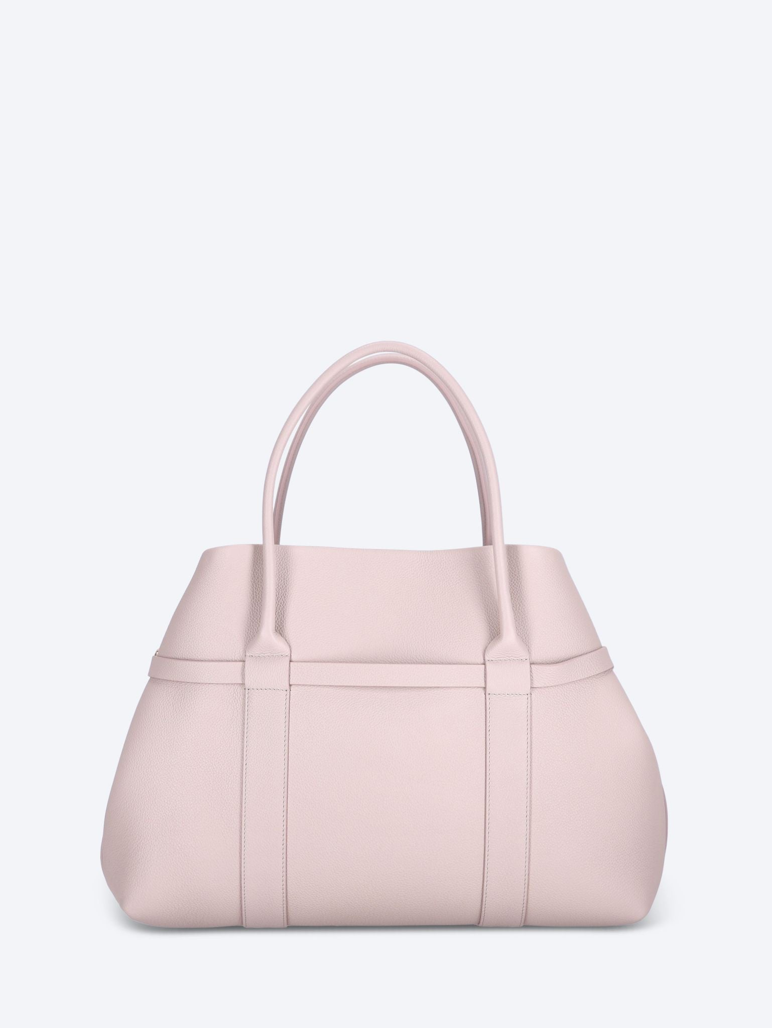 Ghiera shopper grained leather tote bag 4