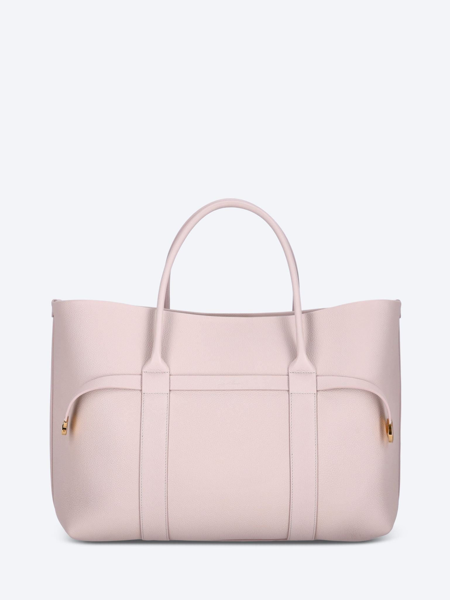Ghiera shopper grained leather tote bag 1