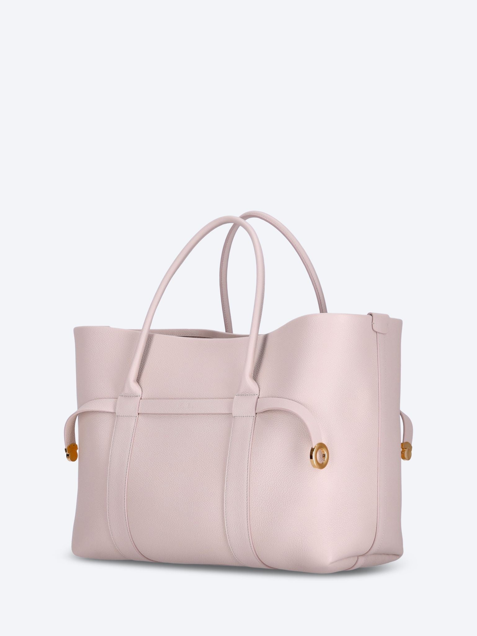 Ghiera shopper grained leather tote bag 2