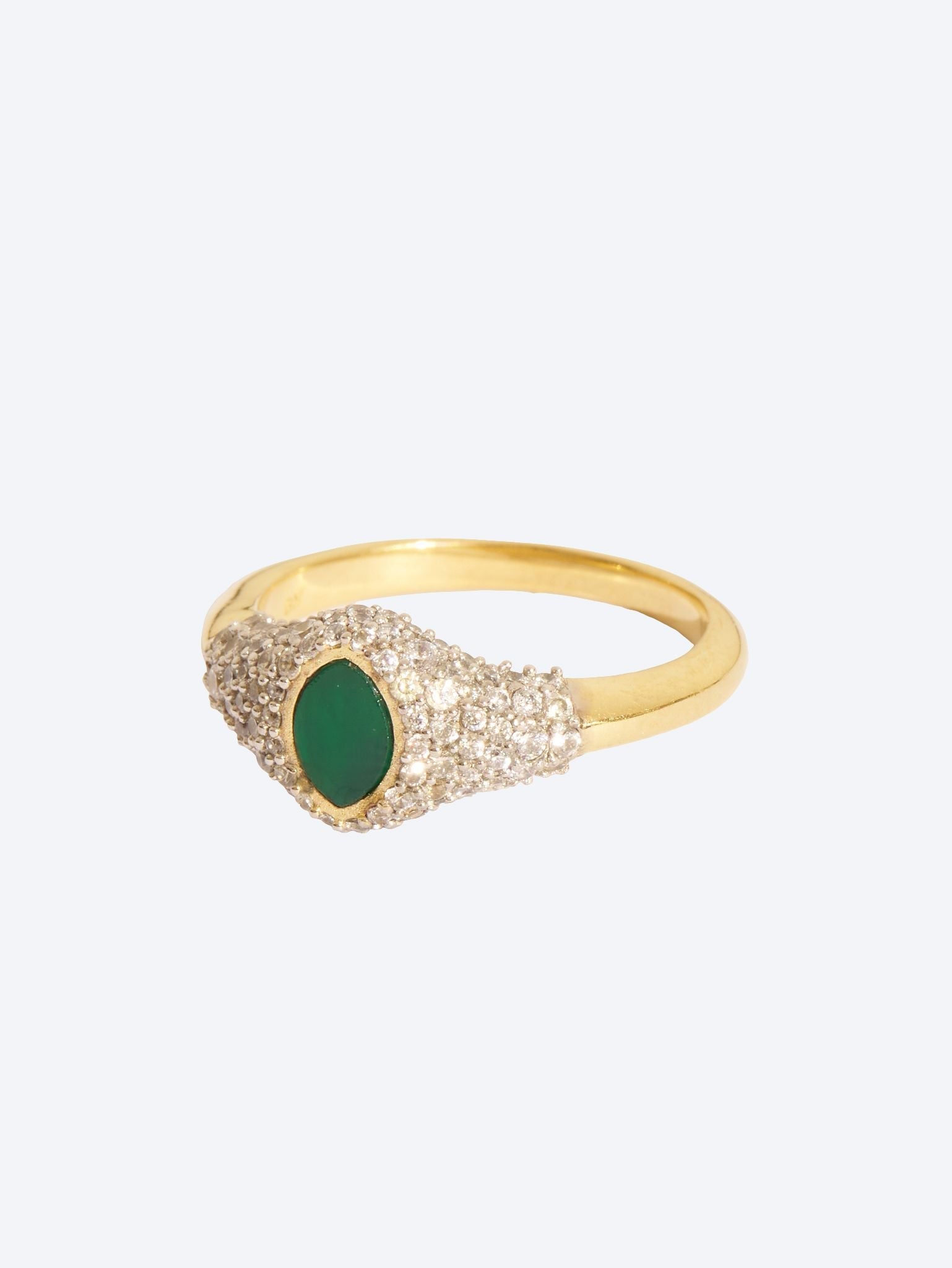 Gigi Ring Onyxgrün 1