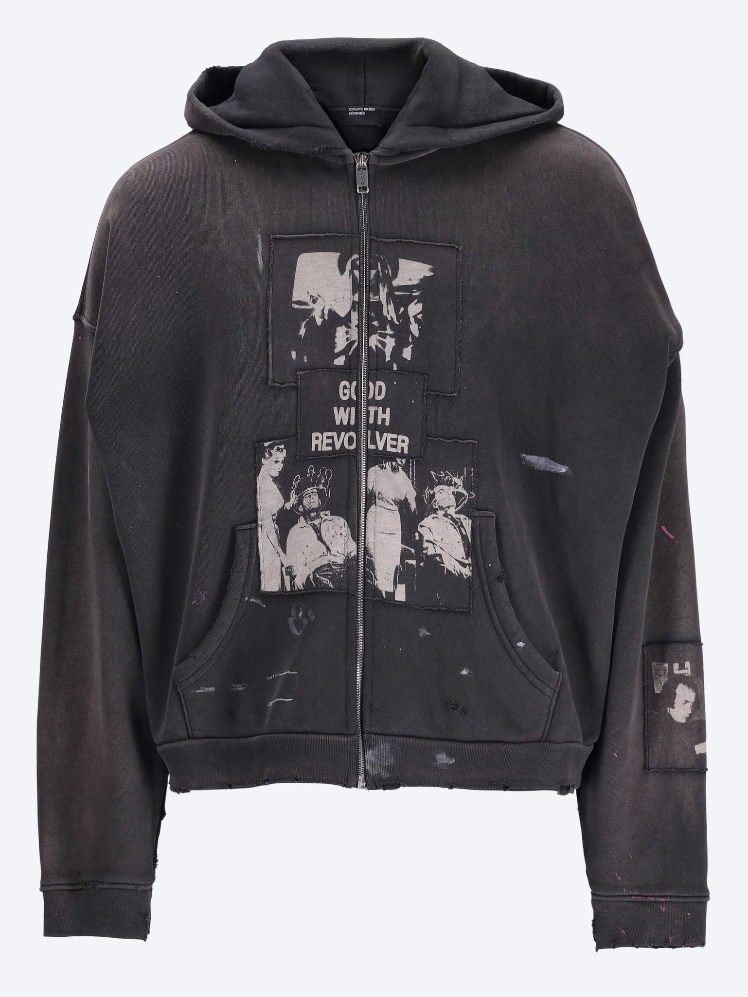 Sweats à capuche Dieu avec un revolver 1