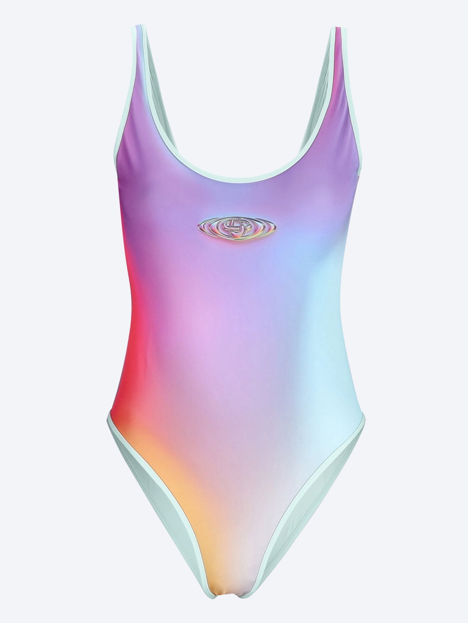Gradient printed swimsuit 1