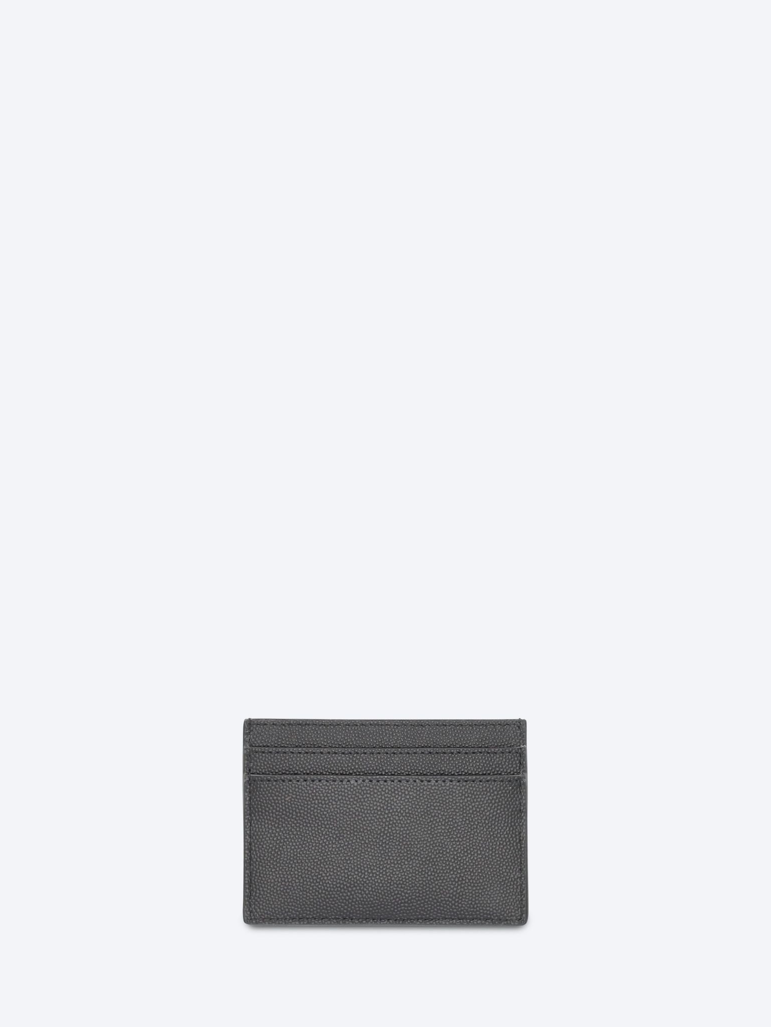 Mattes YSL-Kreditkartenetui aus Grain de Poudre 2
