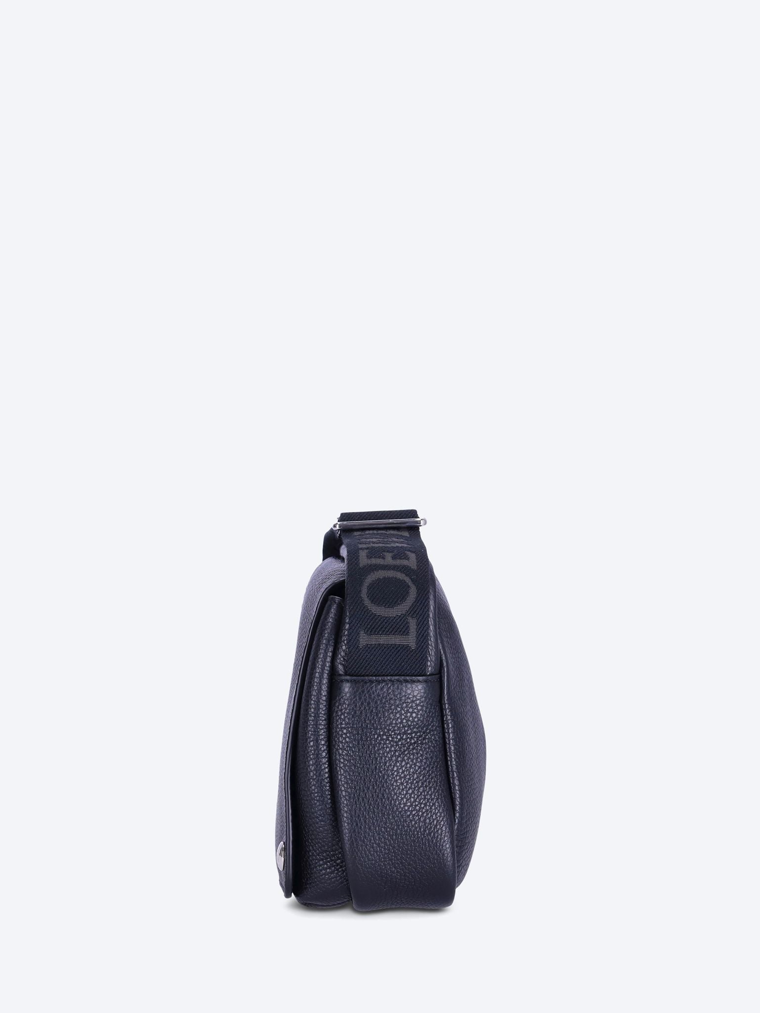 Sac porté épaule Pebble Messenger Medium en cuir grainé 4