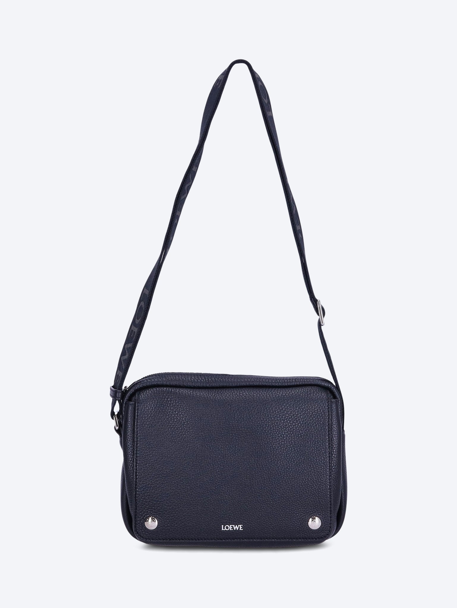 Sac porté épaule Pebble Messenger Medium en cuir grainé 3