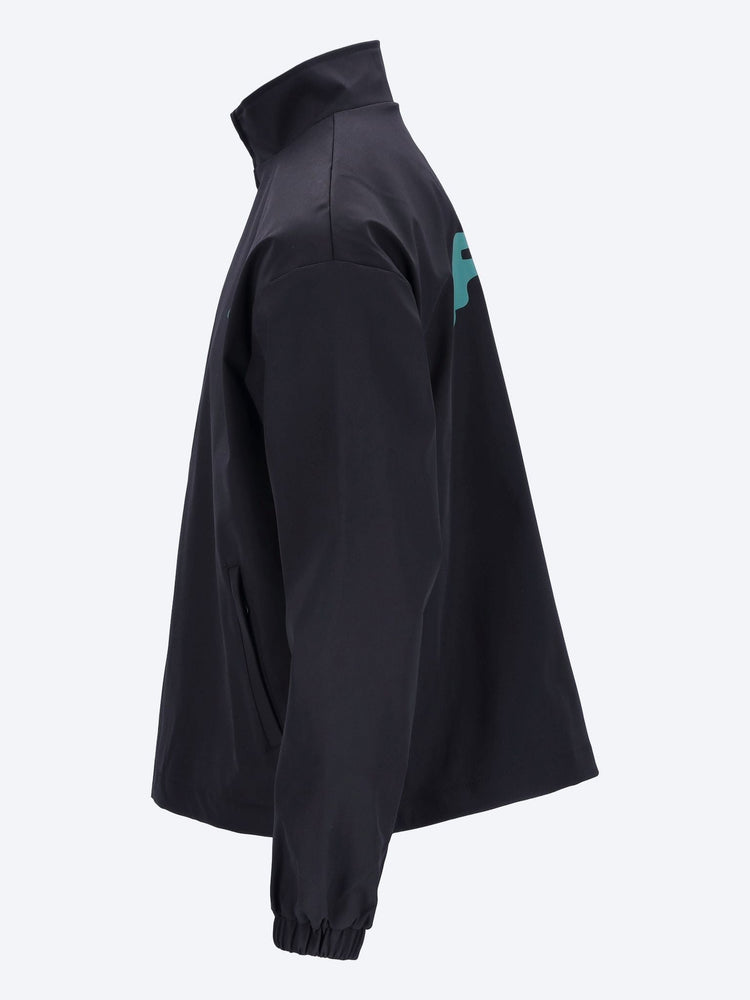 Green logo polyester jacket 2