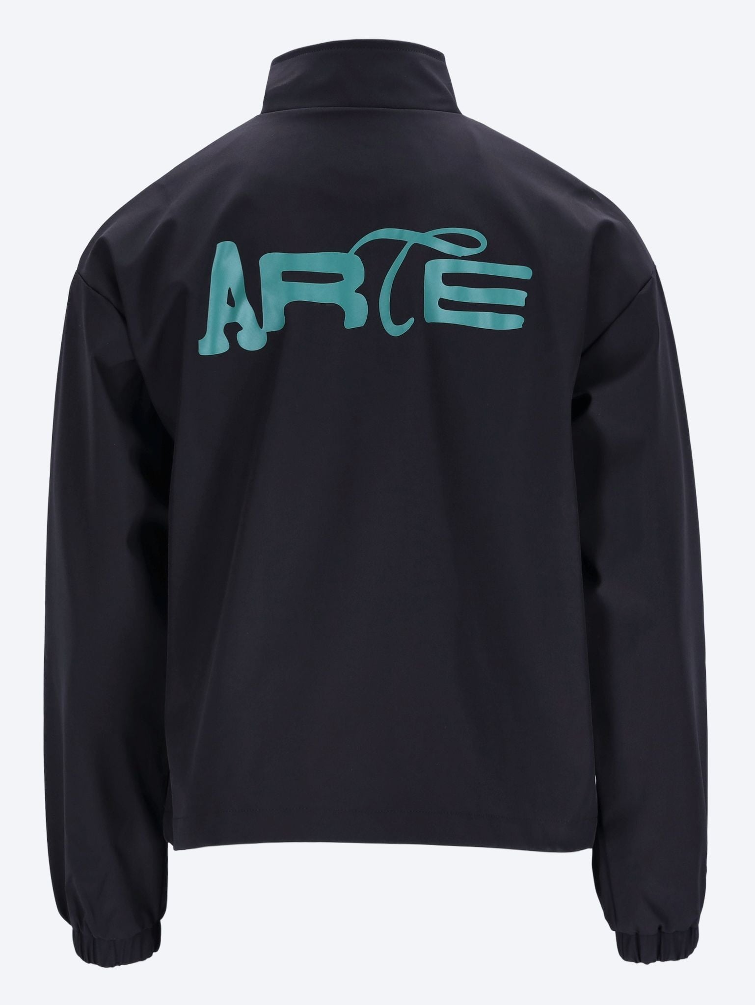 Green logo polyester jacket 3