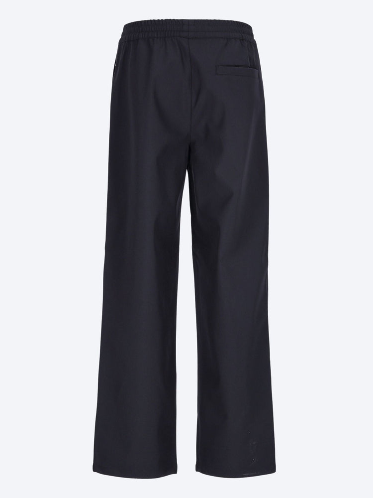 Green logo polyester pants 3