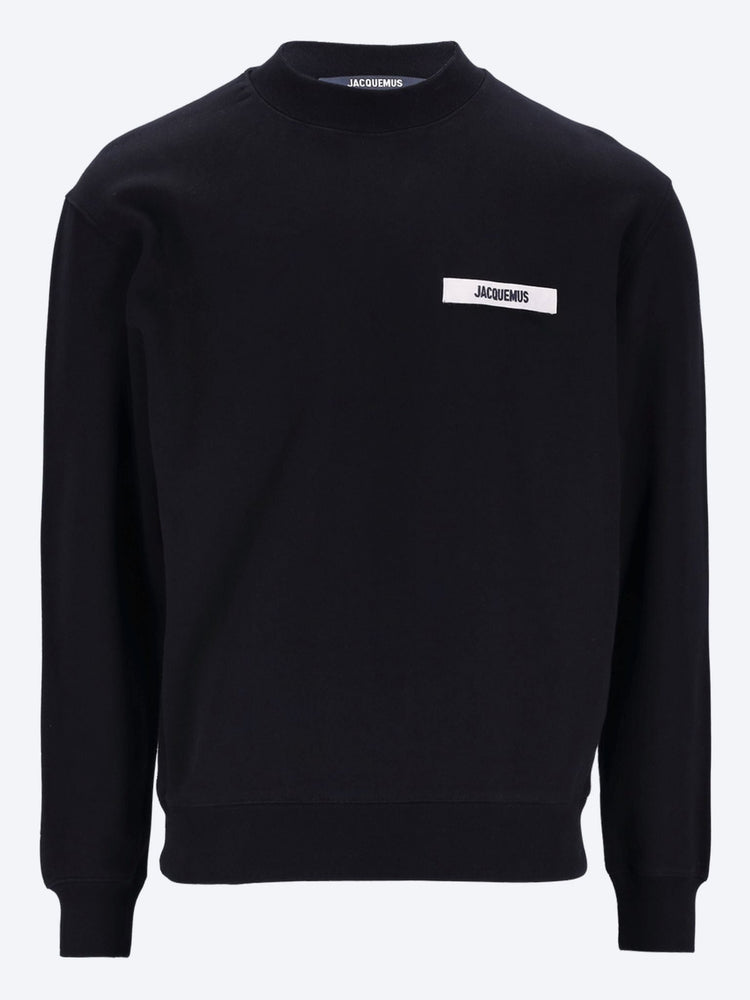 Grosgrain logo sweatshirt 1