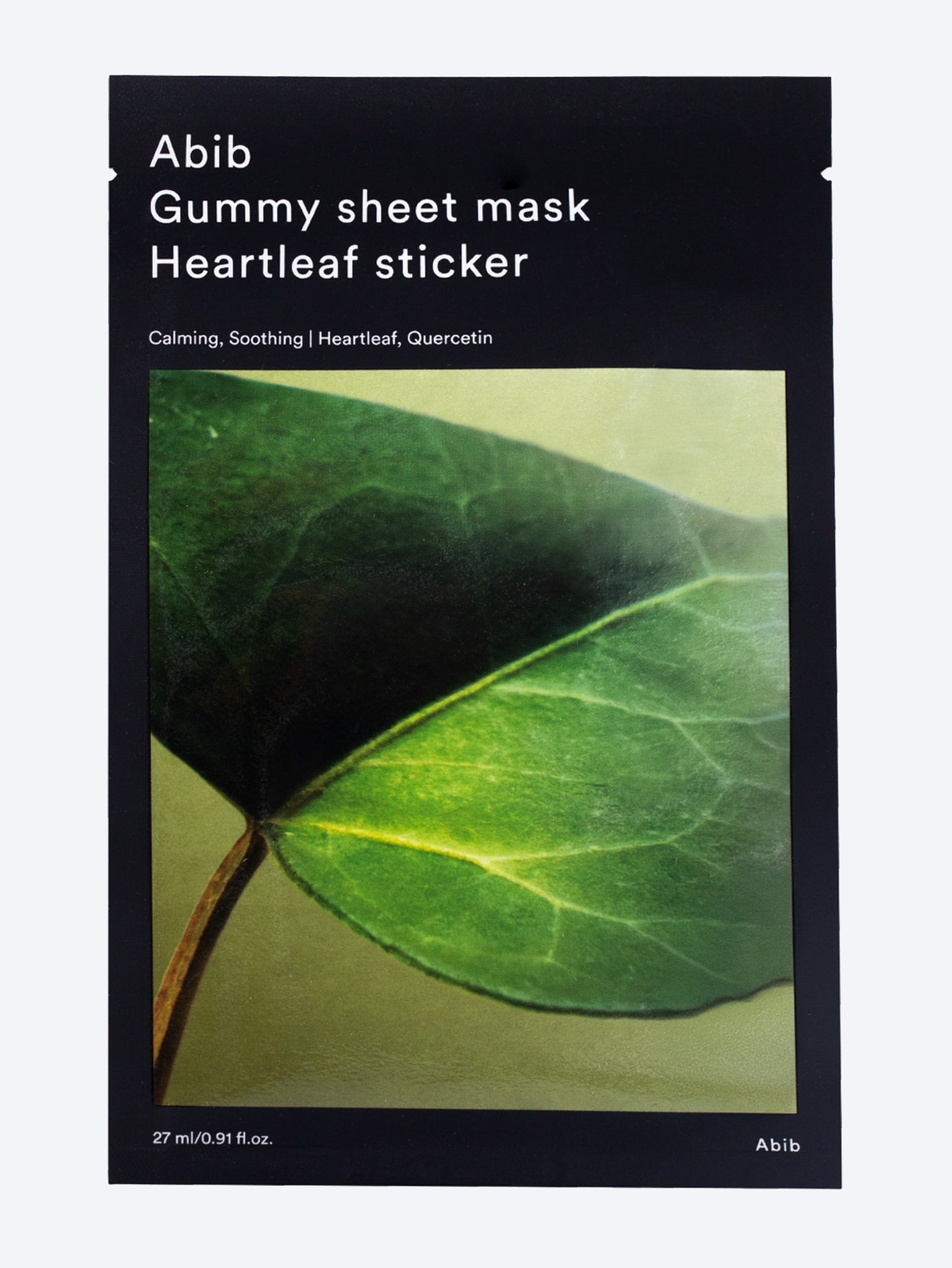 Gummy heartleaf sticker sheet mask 1