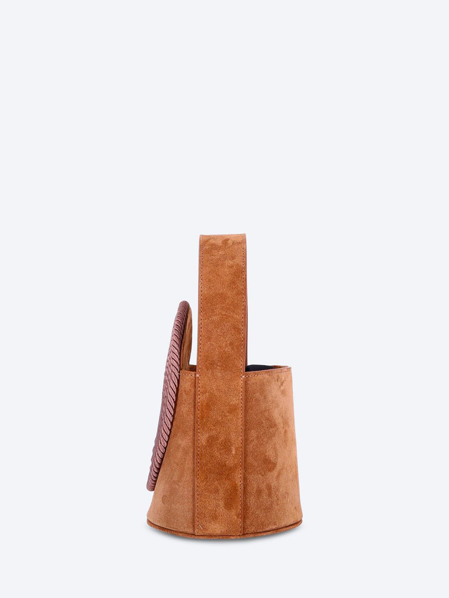 Gunther Passementerie Wildlederhandtasche 4