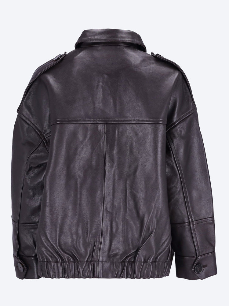 Harriboyd leather oversized jacket 3