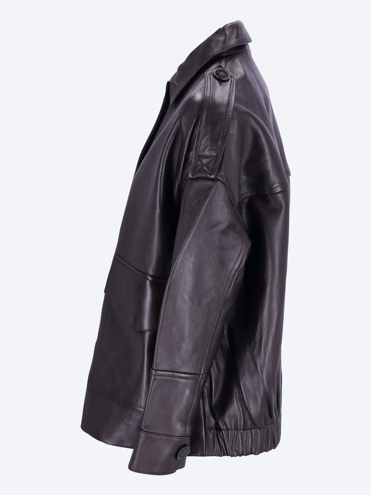 Harriboyd leather oversized jacket 2