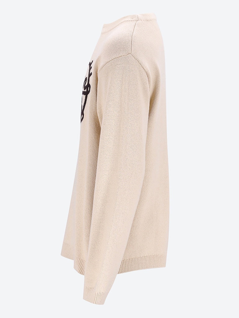 Heart knit sweater 2
