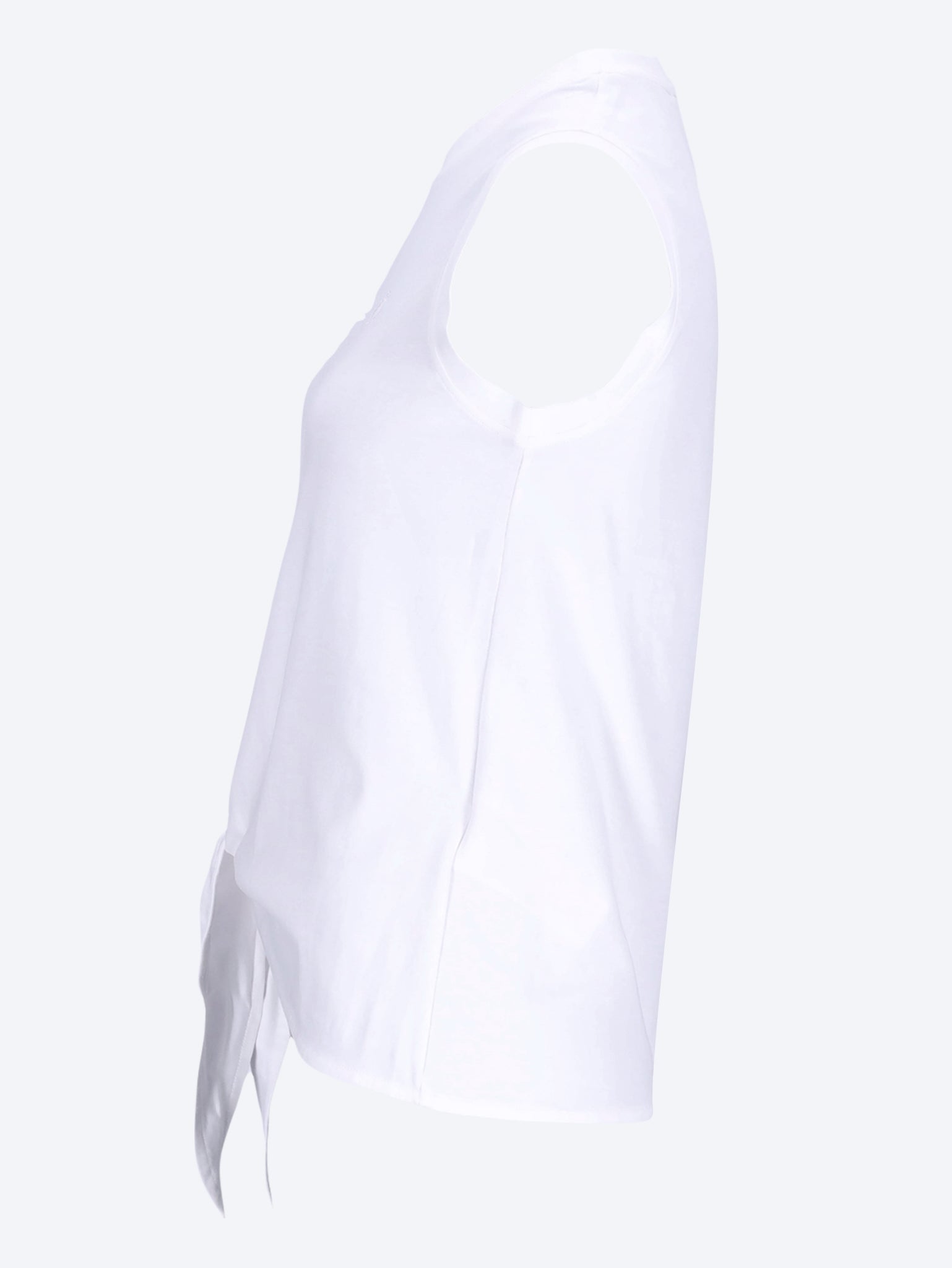 Hem knot tank top 2