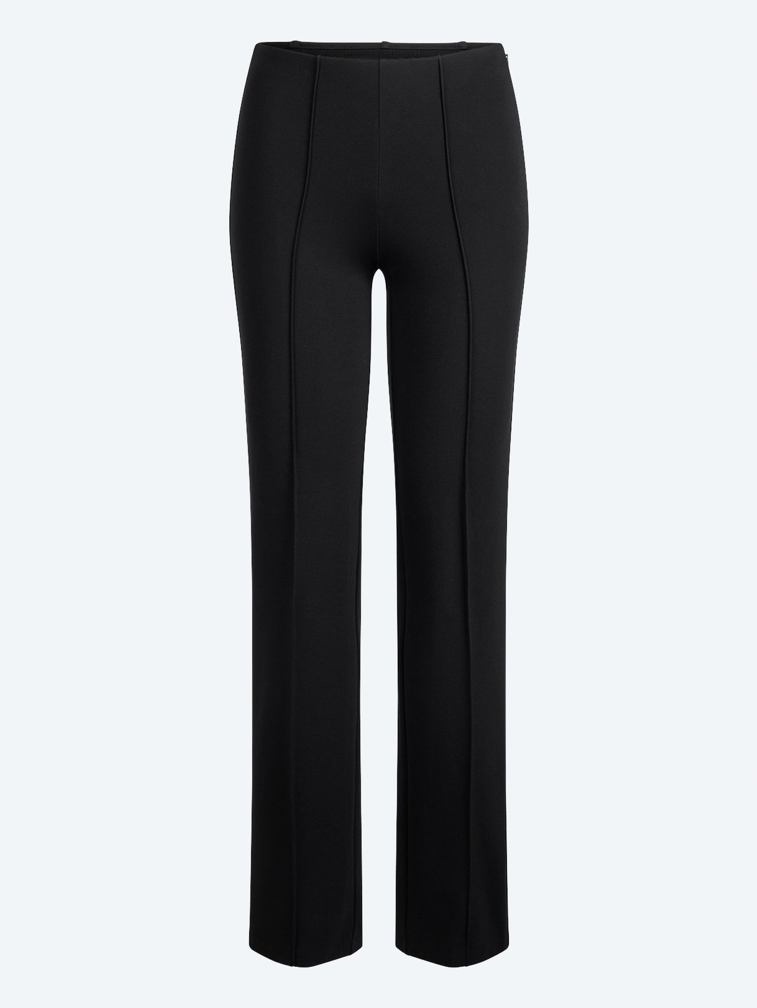 High waist pintuck straight pants 1