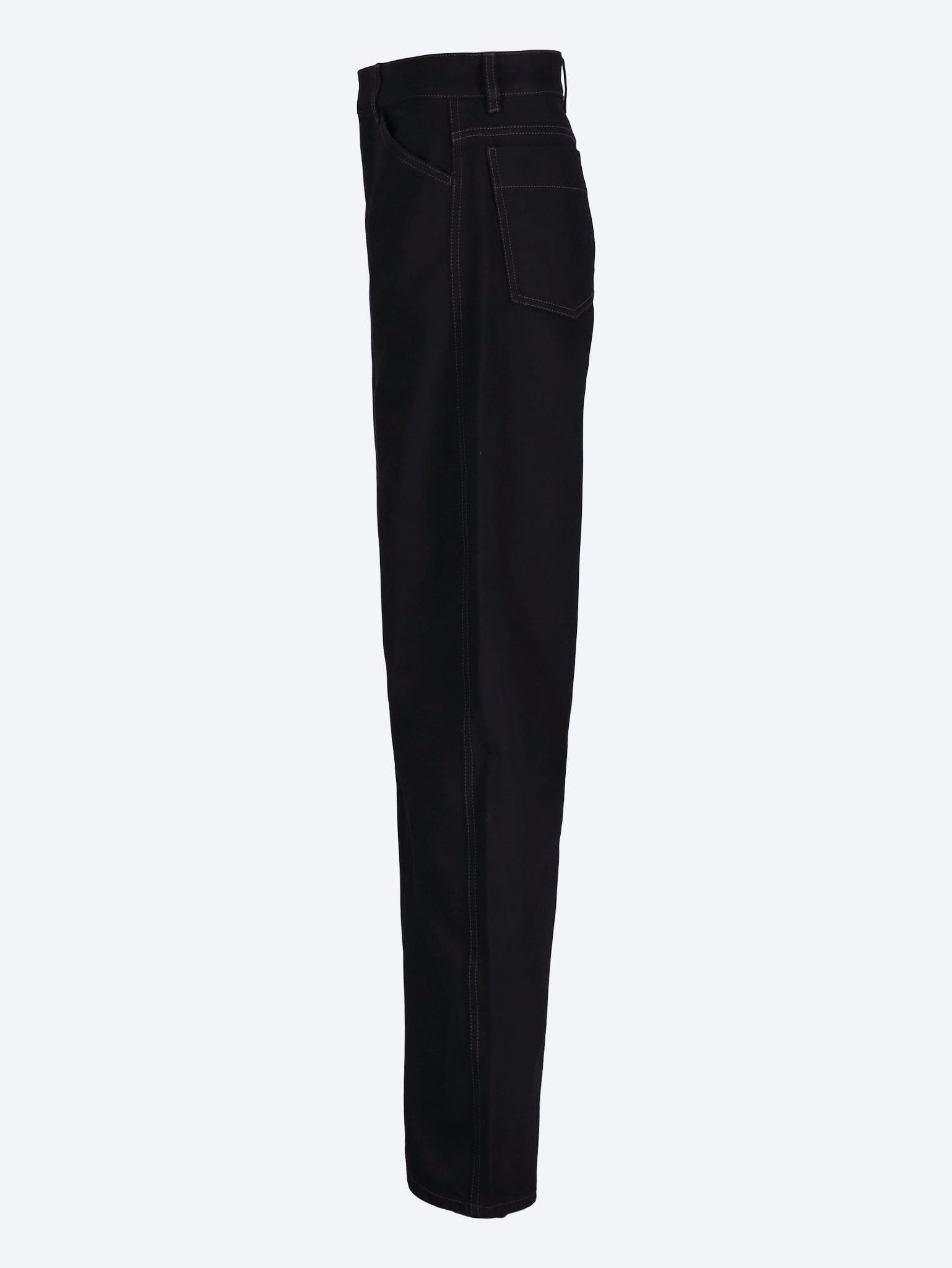 High waisted curved pants 2