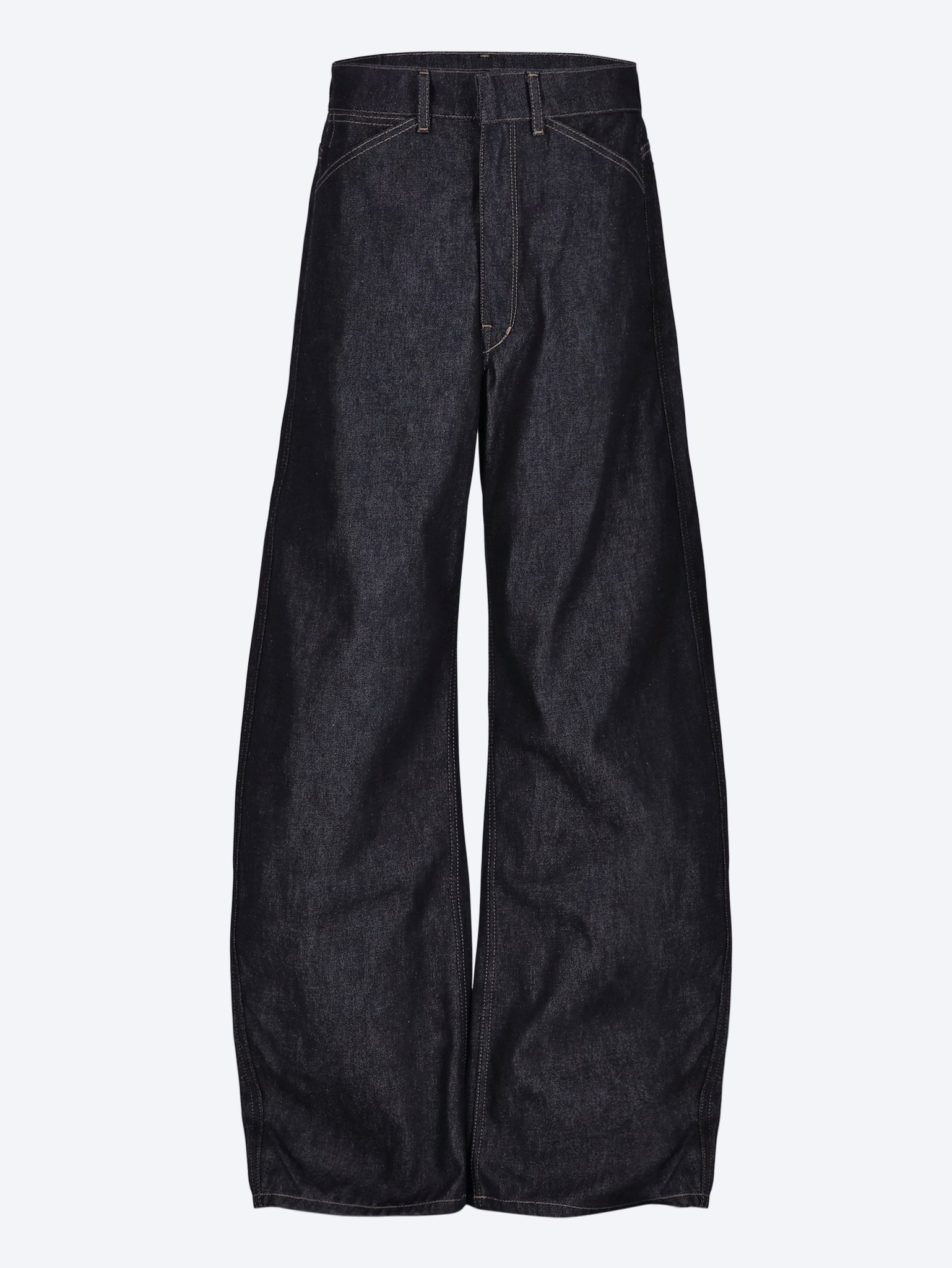 High waisted curved pants 1