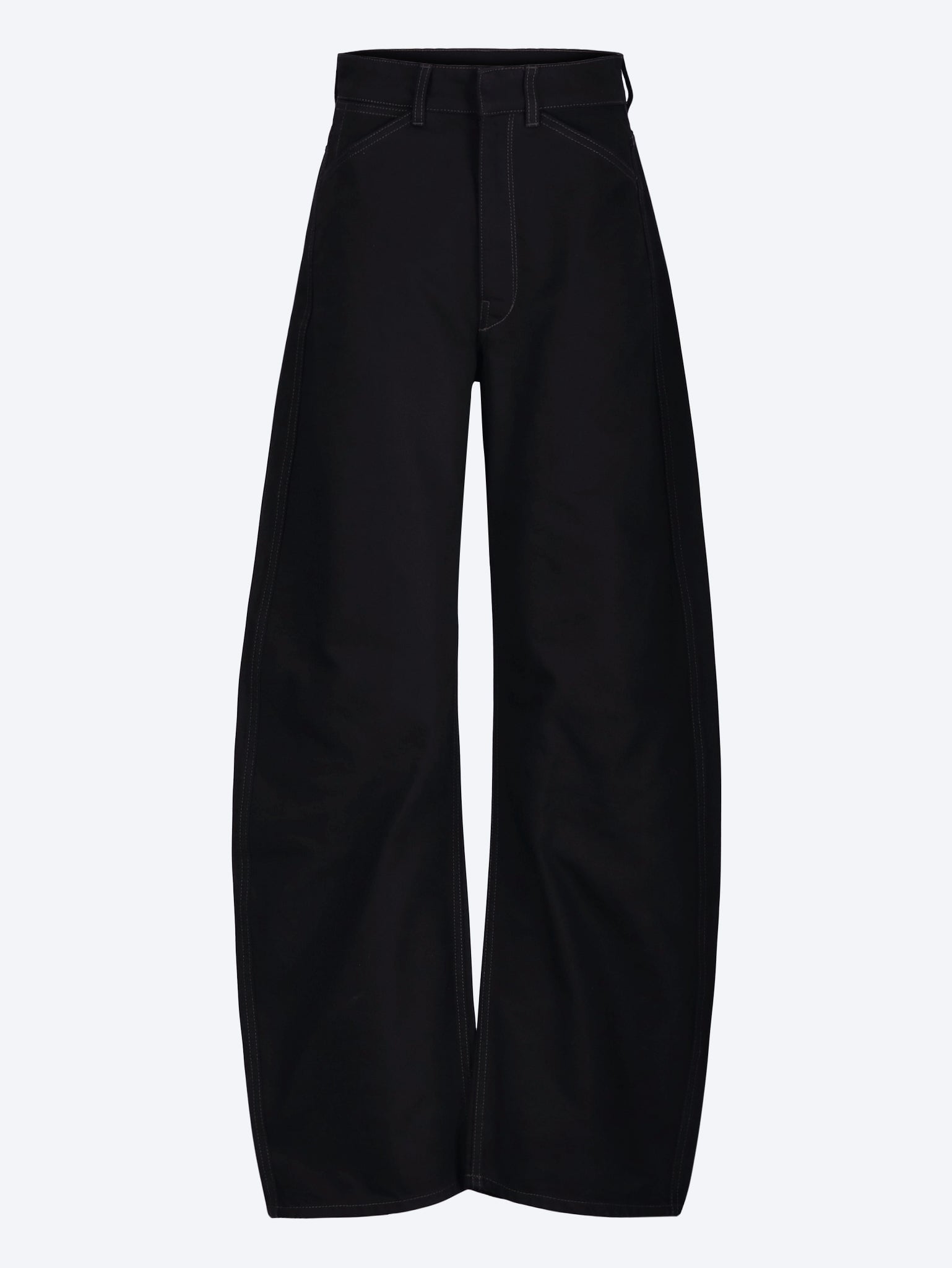 High waisted curved pants 1