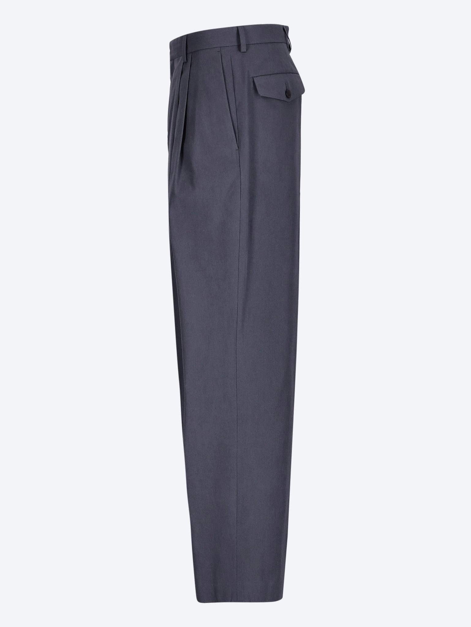 High-waisted pleated wide-leg pants 2