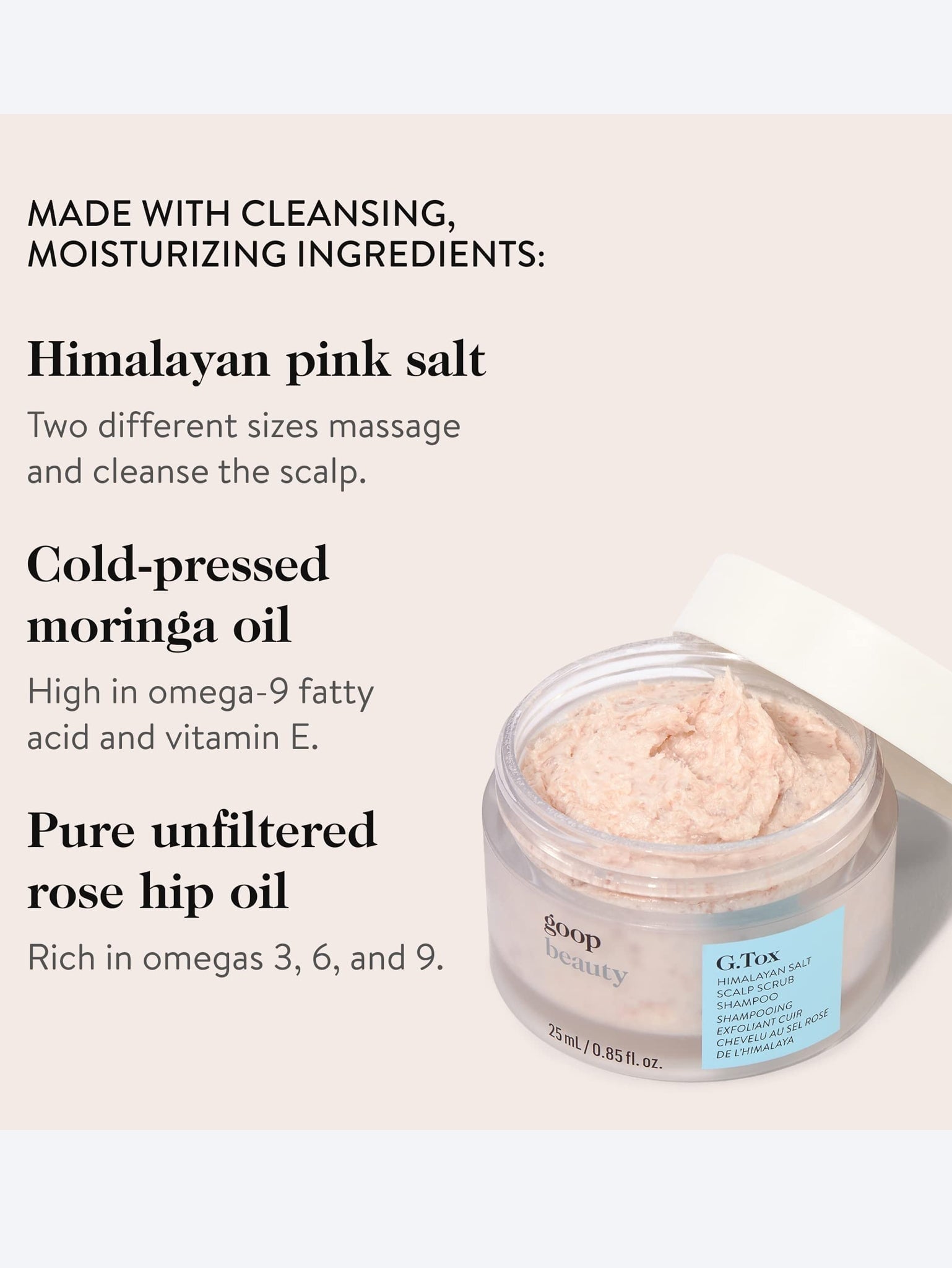 Shampoing gommage pour cuir chevelu au sel de l'Himalaya 7